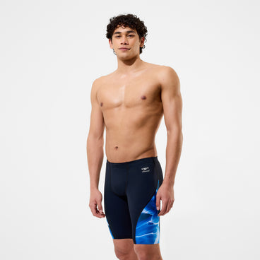 Men's Team Printed Jammer Blue