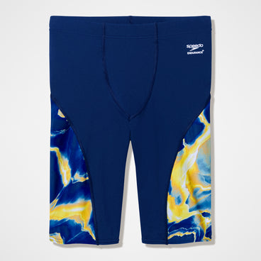 Men's Team Printed Jammer Blue/Yellow