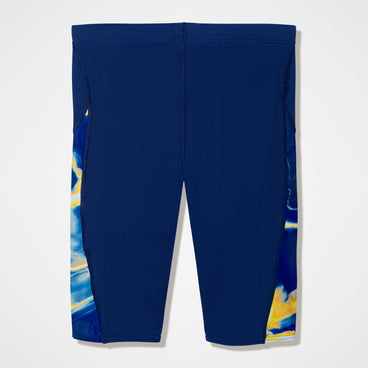 Men's Team Printed Jammer Blue/Yellow