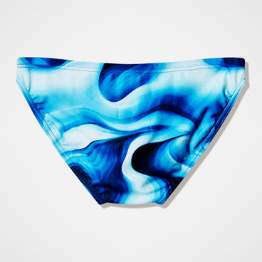 Men's Team Printed Brief Blue