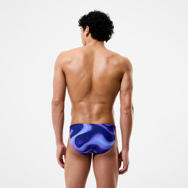 Men's Team Printed Brief Purple