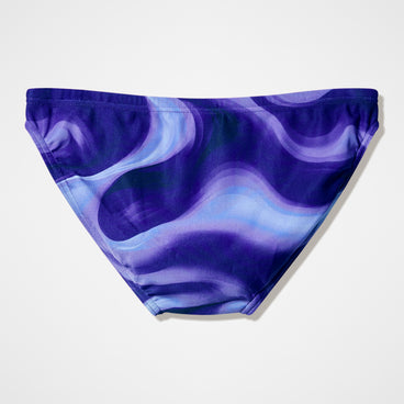 Men's Team Printed Brief Purple
