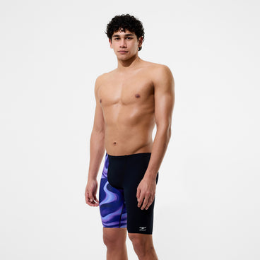 Men's Team Printed Jammer Purple
