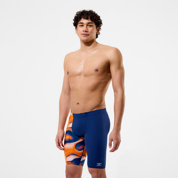 Men's Team Printed Jammer Navy/Orange