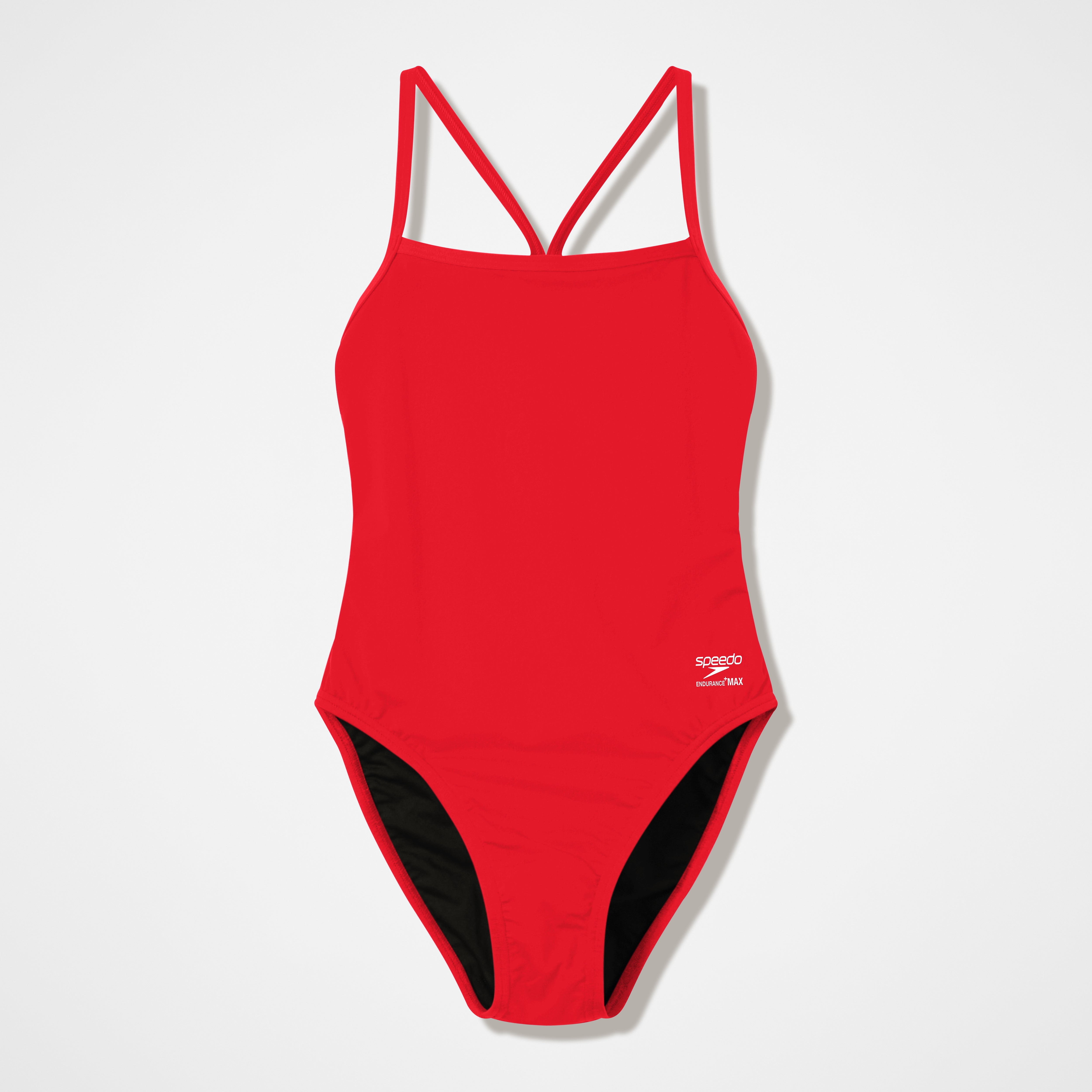 Women's Team EnduranceX V-Back 2.0 One Piece Red | Speedo