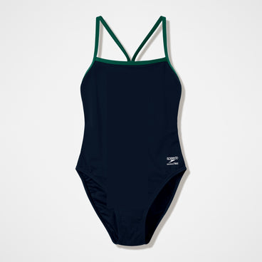 Women's Team EnduranceX V-Back 2.0 Swimsuit Black/Green