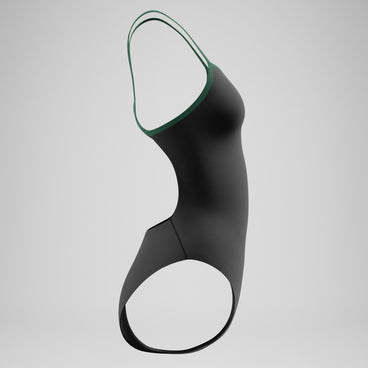 Women's Team EnduranceX V-Back 2.0 Swimsuit Black/Green