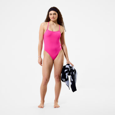 Women's Team EnduranceX V-Back 2.0 Swimsuit Pink