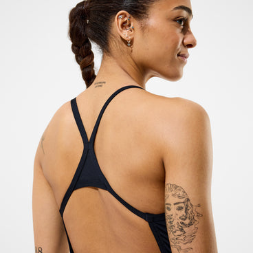 Women's Team EnduranceX Turnback Swimsuit Black