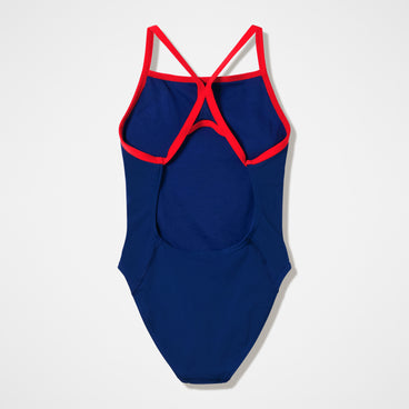 Women's Team EnduranceX Turnback Swimsuit Navy/Red