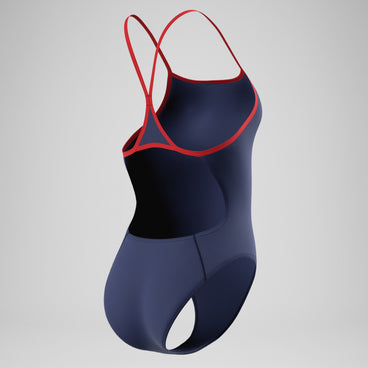Women's Team EnduranceX Turnback Swimsuit Navy/Red