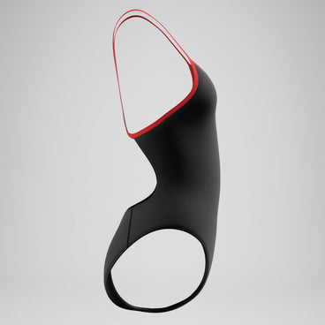Women's Team EnduranceX Turnback Swimsuit Black/Red