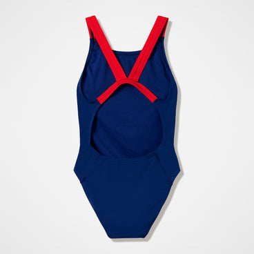 Women's Team EnduranceX Leaderback Swimsuit Navy/Red