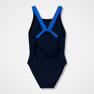 Women's Team EnduranceX Leaderback Swimsuit Black/Blue