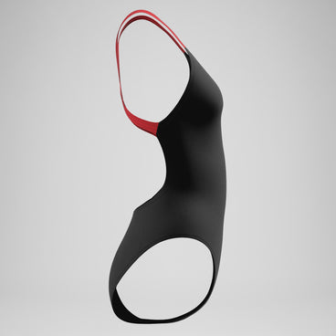 Women's Team EnduranceX Leaderback One Piece Black/Red