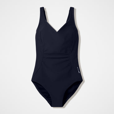 Women's Shirred Swimsuit Black