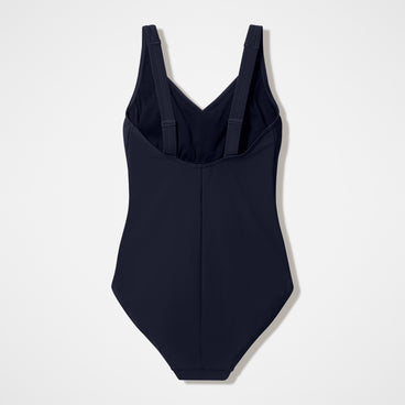 Women's Shirred Swimsuit Black