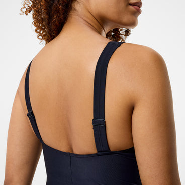 Women's Shirred Swimsuit Black