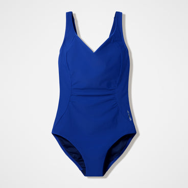 Women's Shirred Contour Swimsuit Blue