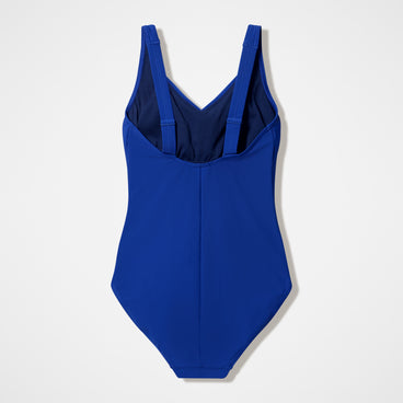 Women's Shirred Contour Swimsuit Blue