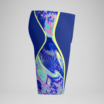 Men's Fastskin LZR Pure Intent 2.0 Jammer Navy/Blue/Yellow