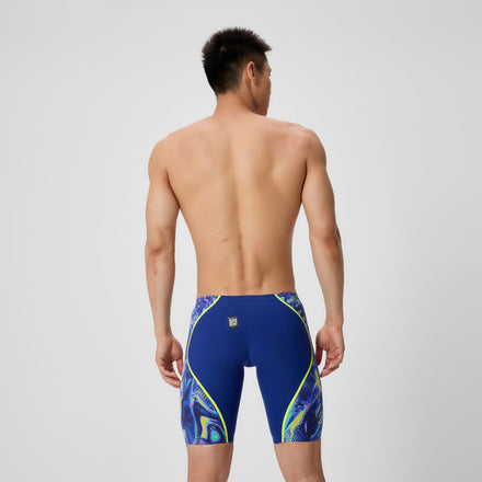 Men's Fastskin LZR Pure Intent 2.0 Printed Jammer Navy/Yellow