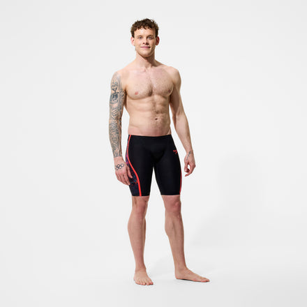 Men's Fastskin LZR Pure Intent 2.0 Printed Jammer Black/Red