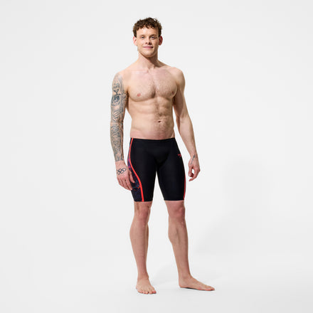 Men's Fastskin LZR Pure Intent 2.0 Printed Jammer Black/Red