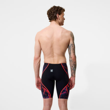 Men's Fastskin LZR Pure Intent 2.0 Printed High Waist Jammer Black/Red