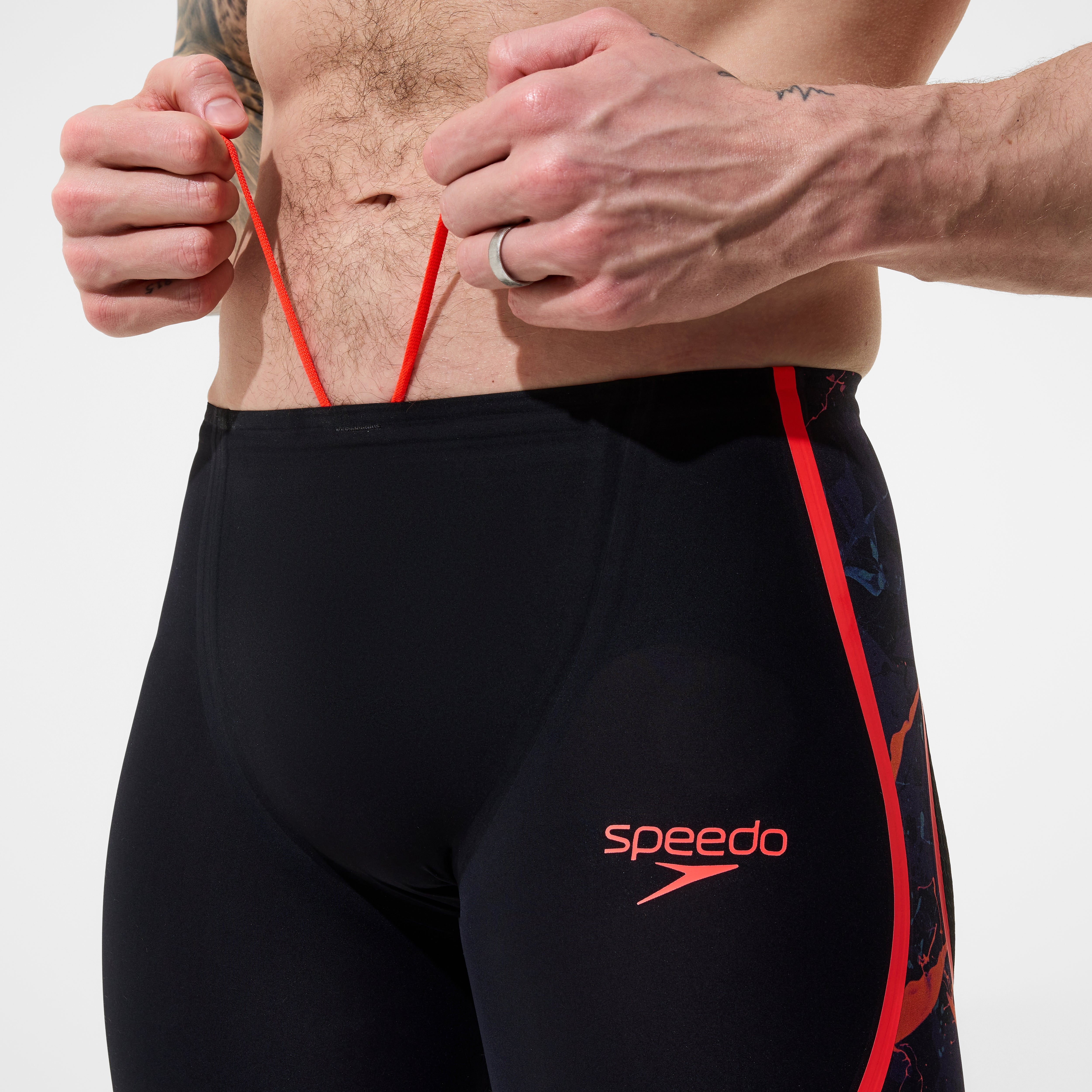 Men's Fastskin LZR Pure Intent 2.0 Printed High Waist Jammer Black