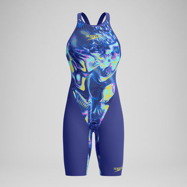 Women's Fastskin LZR Pure Valor 2.0 Closedback Kneeskin Blue/Navy