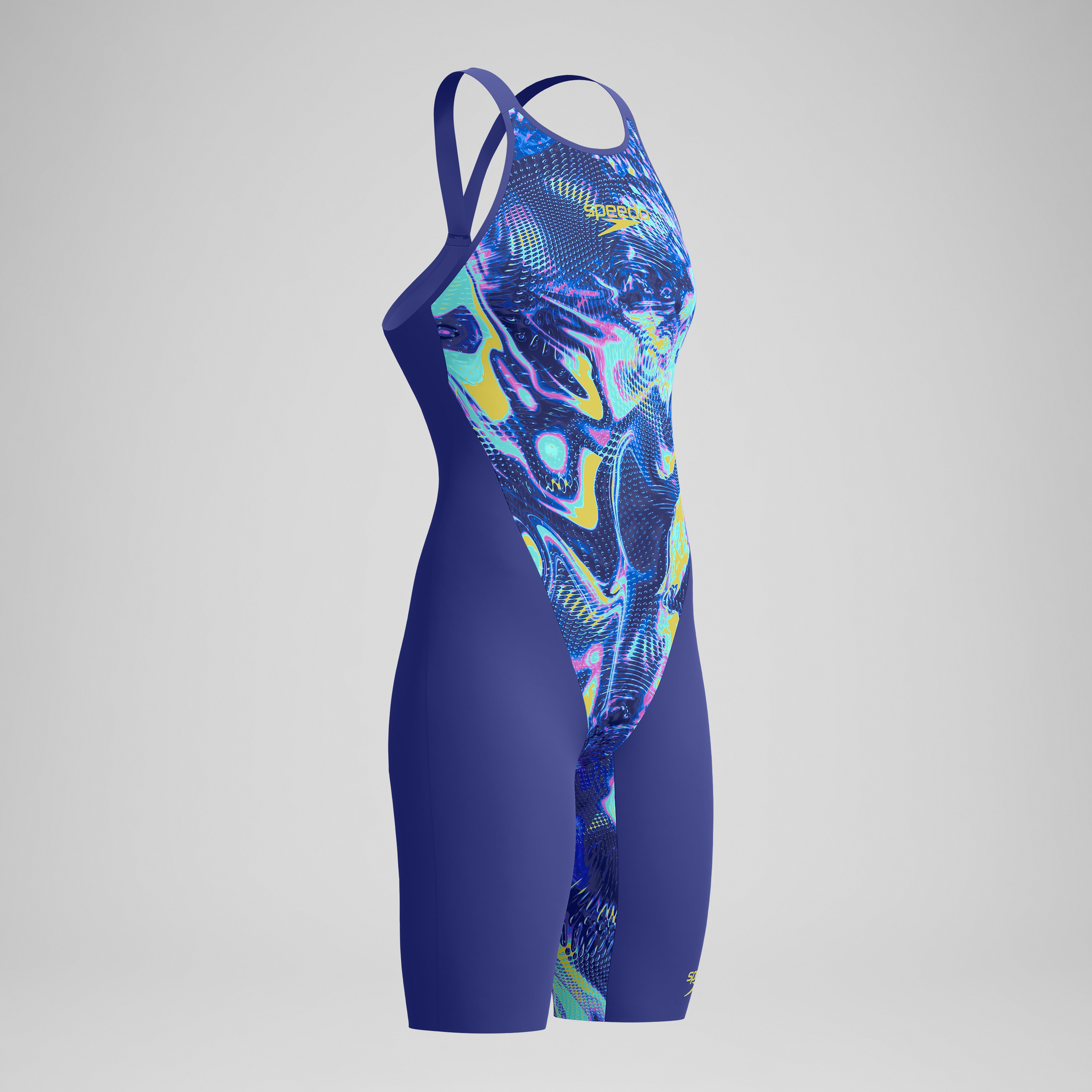 Women's Fastskin LZR Pure Valor 2.0 Closedback Kneeskin Blue/Navy