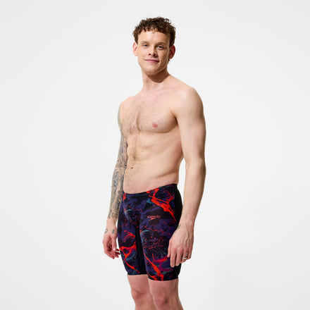 Men's Fastskin LZR Pure Valor 2.0 Printed Jammer Black/Red