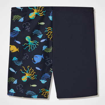 Infant Boys Printed Jammer Black