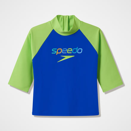 Infants Printed Long Sleeve Rashguard Blue/Green