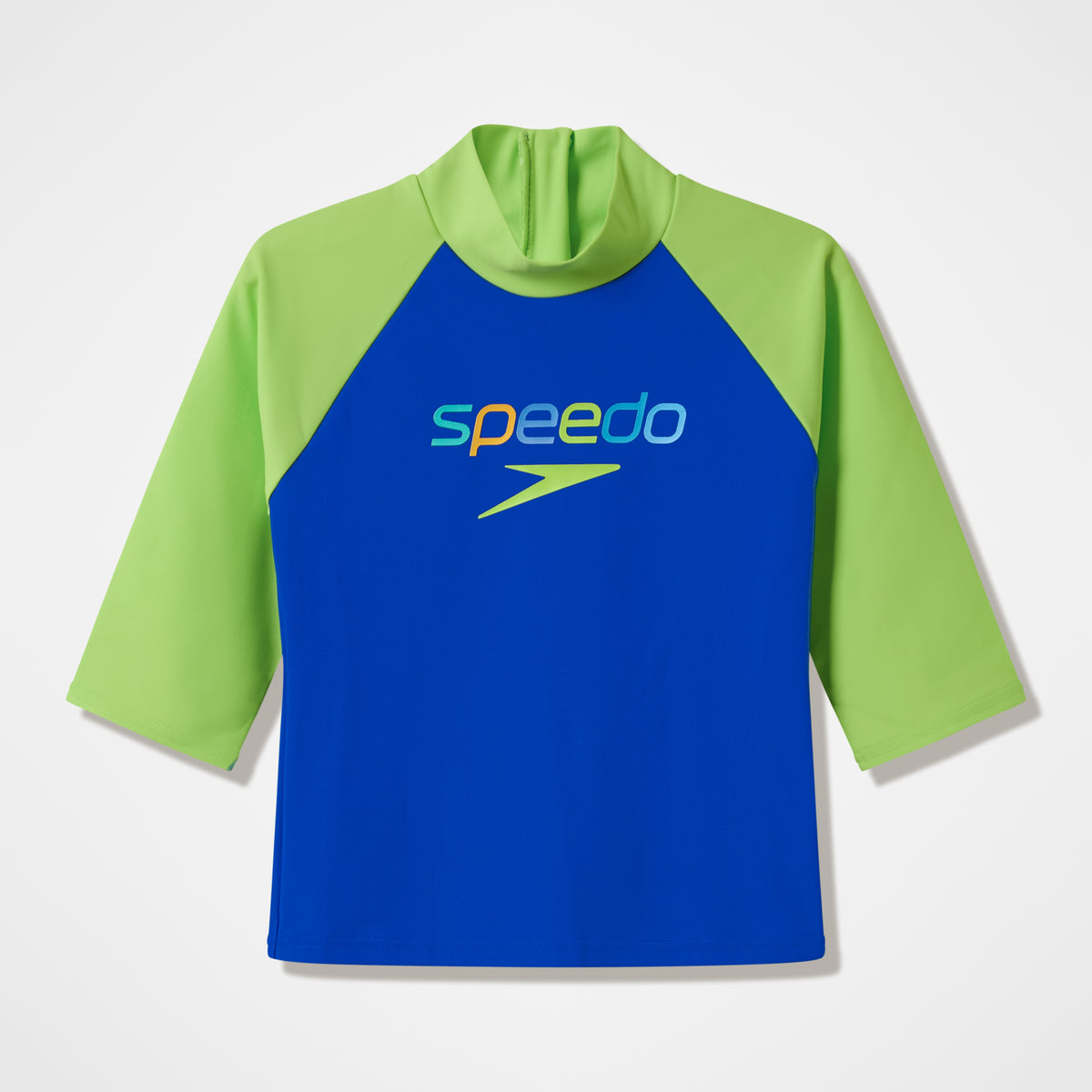 Infants Printed Long Sleeve Rashguard Blue Green