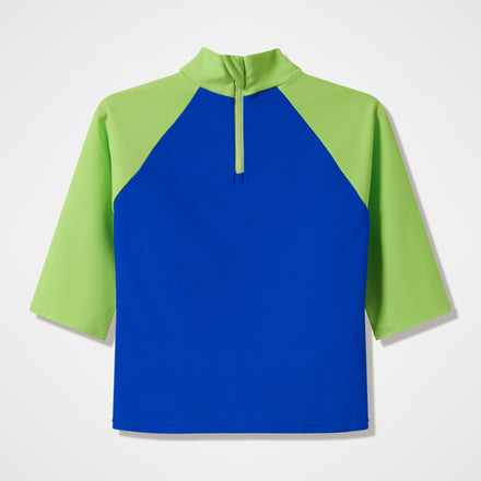 Infants Printed Long Sleeve Rashguard Blue/Green