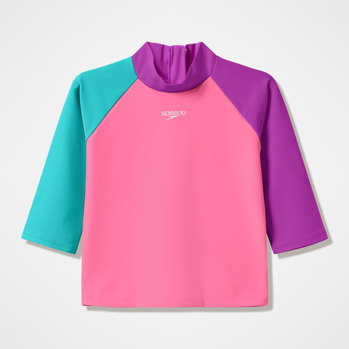Infants Long Sleeve Rashguard Pink Blue