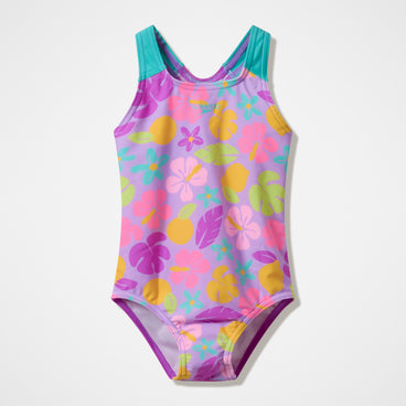 Infant Girls Placement Swimsuit Pink