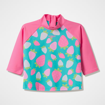 Infant Long Sleeve Printed Rashguard Aqua Breeze