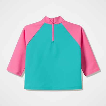 Infant Long Sleeve Printed Rashguard Aqua Breeze