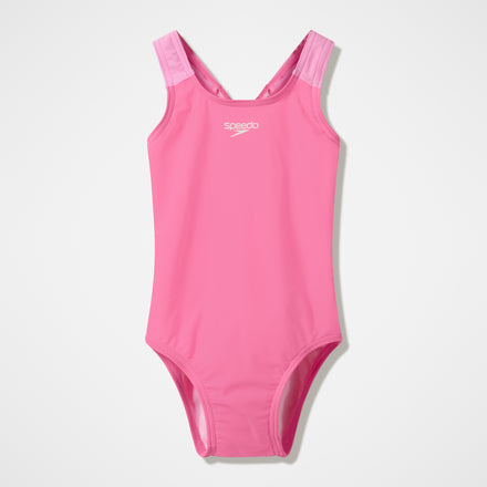 Infant Girls Medalist Swimsuit Pink