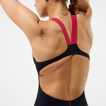 Women's Fastskin LZR HyperPro Kneeskin Red/Black