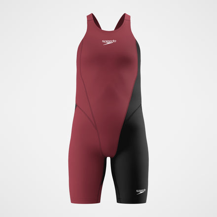 Girls Fastskin LZR HyperPro Kneeskin Red/Black