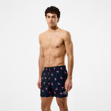 Men's Redondo Edge Printed Swim Shorts Black