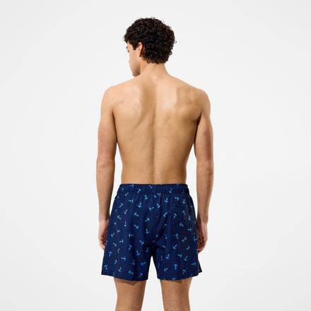 Men's Redondo Edge Printed Swim Shorts Navy