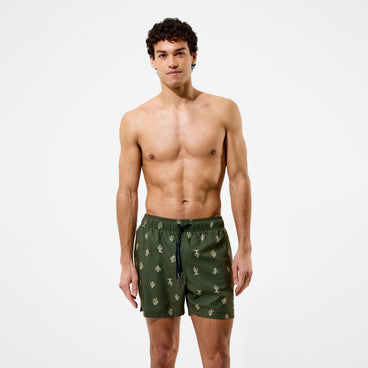 Men's Redondo Edge Printed Swim Shorts Green
