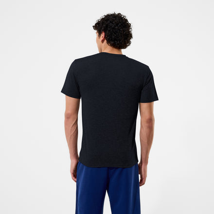 Men's Short Sleeve Crew Neck Tee Black