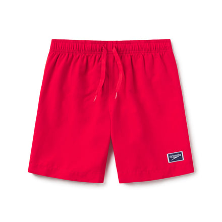 Maillot de bain couleur unie Rondo pour garçons, rouge