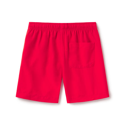 Maillot de bain couleur unie Rondo pour garçons, rouge